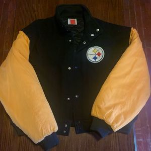 Steelers jacket xl short